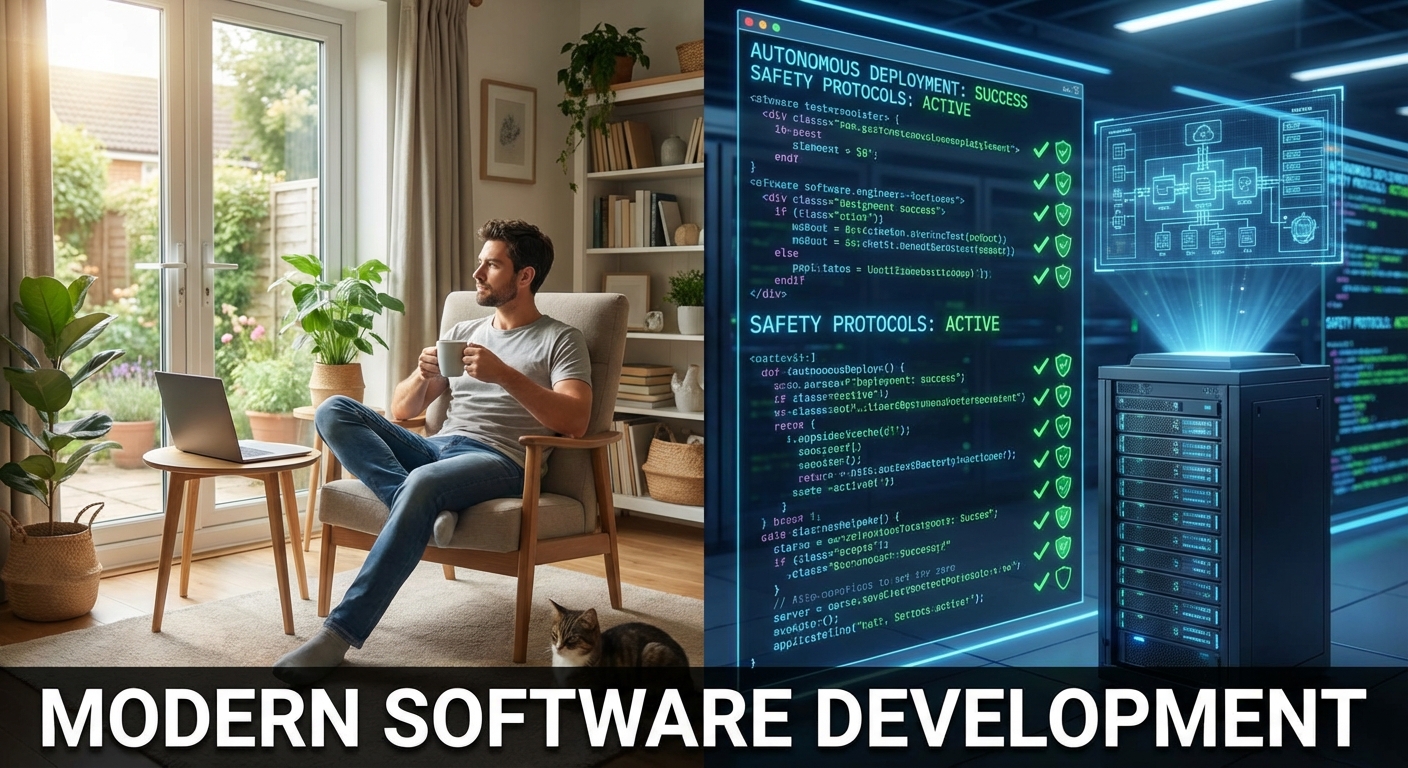 מפתח נח בזמן ש-Claude Code כותב קוד אוטונומי