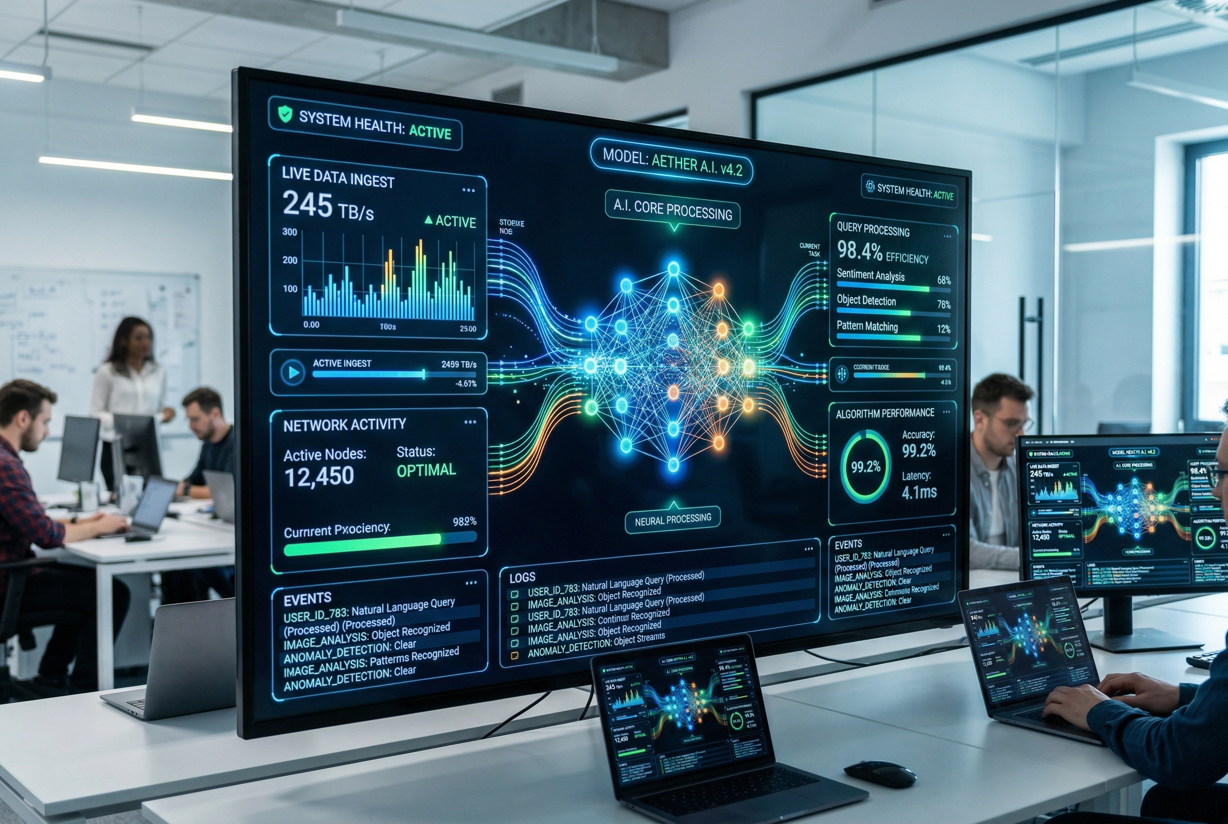 Gemini Live Dashboard Processing Data