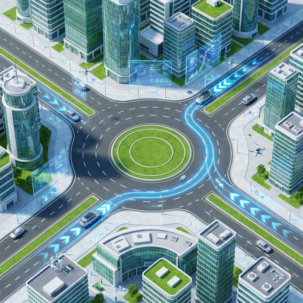 Waze Roundabout Navigation