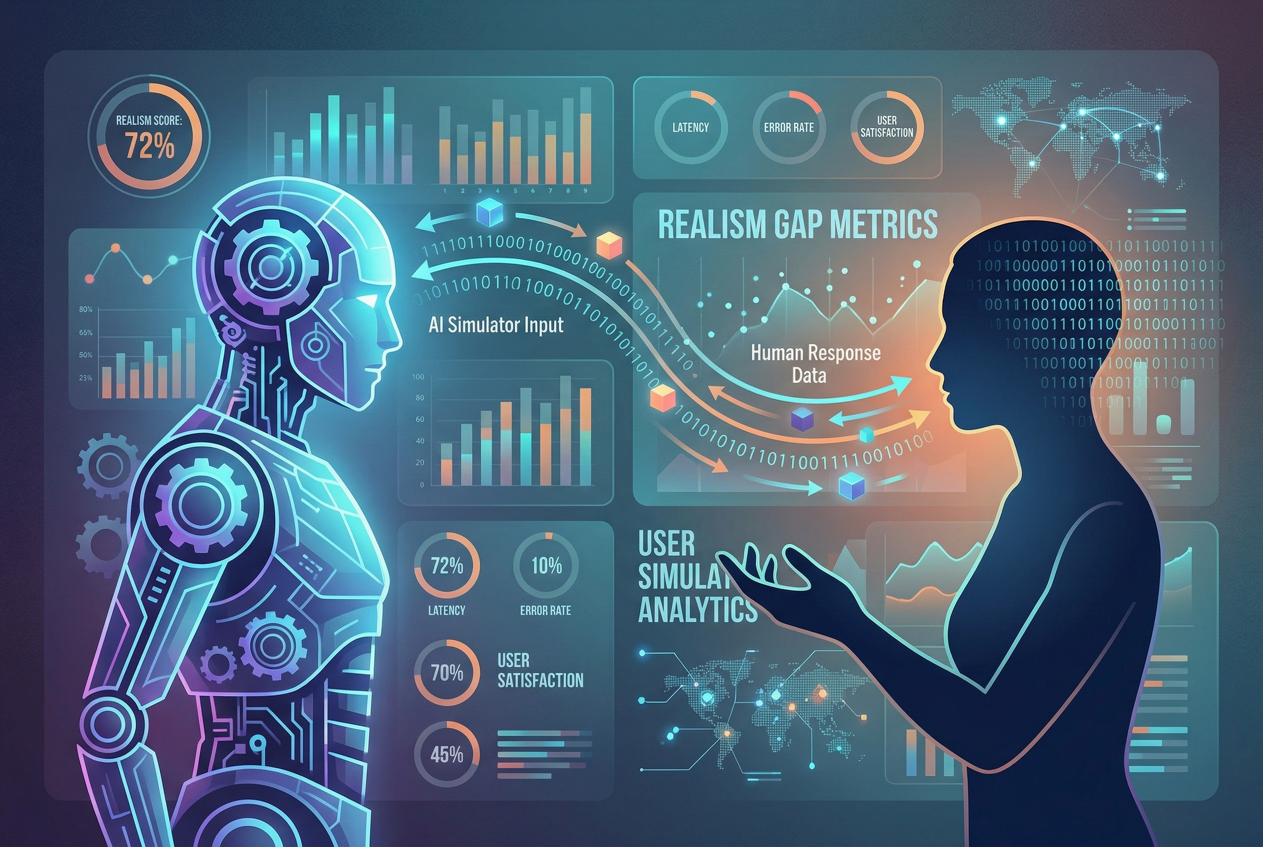 איור: פער הריאליזם וסימולטורים מבוססי AI מבית Google