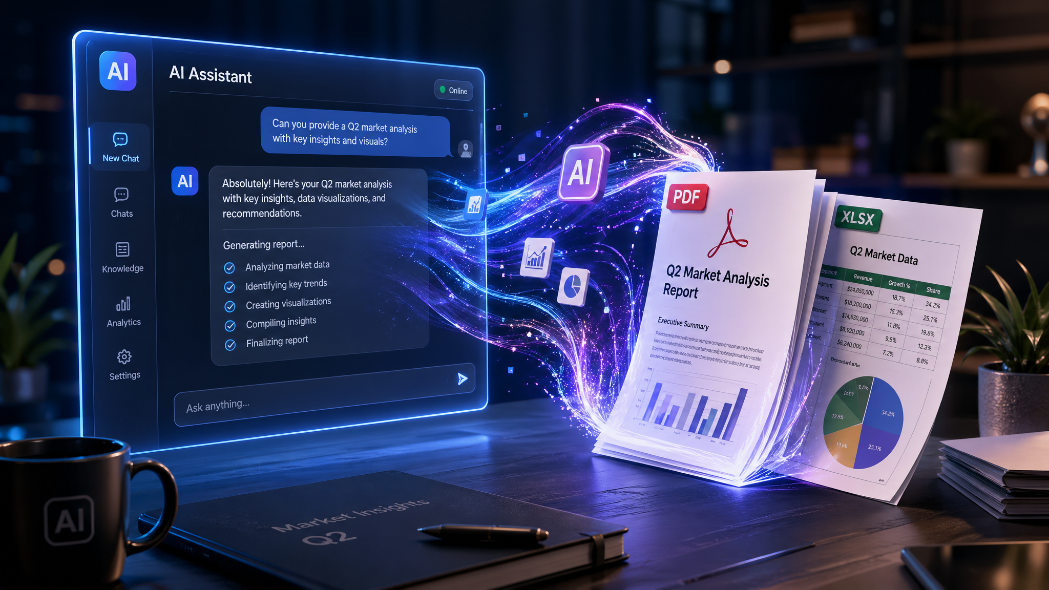 המהפכה של גוגל: Gemini הופך לתחנת עבודה ומייצא קבצים ישירות מהשיחה