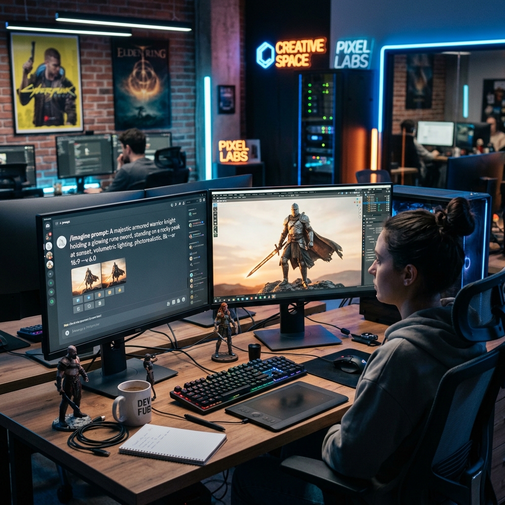 מידג'רני V7 - יצירת תמונות מרהיבות