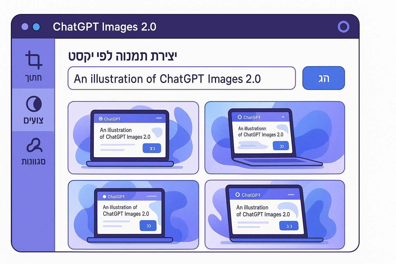תמונה עיקרית: ChatGPT Images 2.0 — ממשק ותוצאות