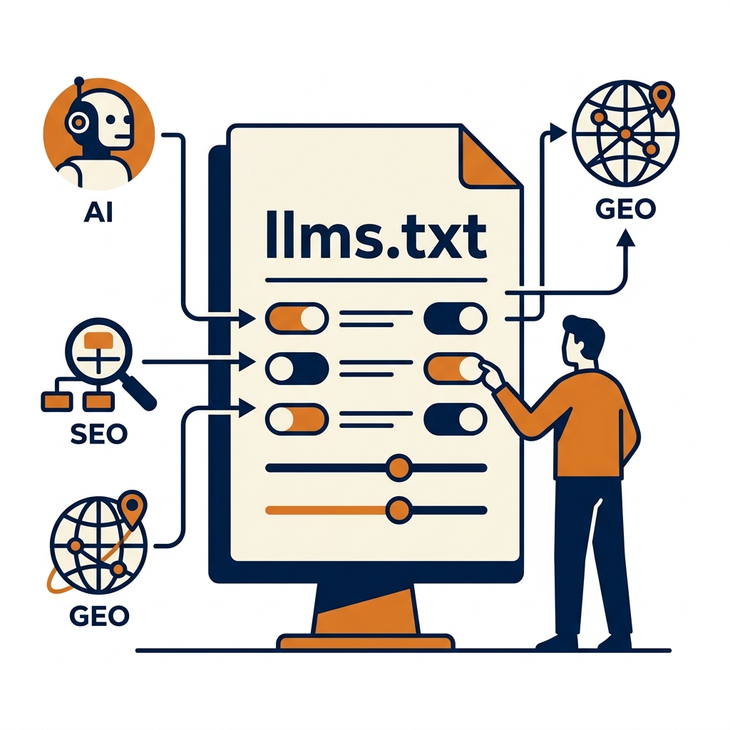 גלה את הקובץ llms.txt לשליטה בתוכן AI